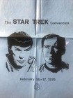 Star Trek Vintage Original Plastic Convention Bag Kirk Spock February 14-17 1975