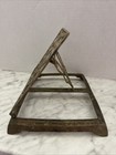 Book Stand Vtg Brass Bible Library Display Cookbook Desk Podium Holder  Read