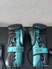 Fortress Boxing Gloves Black And Teal Ss2 0 Hook   Loop