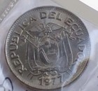 1977 Ecuador 50 Centavos Nickel Clad Steel Uncirculated Coin Km 81-free Post 