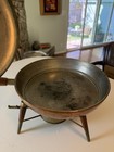 Mcm Vintage Copper And Brass Chafing Dish