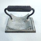 Geneva Hand Fluter Patented 1866 Cast Iron Laundry Tool  2 Pieces 