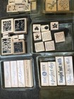Lot Of Over 100 Wood Block Rubber Stamps  Stampin Up  Plus Others   Paper Shaper