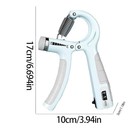 Hand Grip Strength Power Trainer Gripper Strengthener Adjustable Gym Exerciser