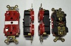 3 Pieces New Legrand Red Hospital Grade Plugtail Duplex Receptacles 20a 125v