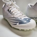 New Balance Rush V2 Mid Lacrosse Cleats White Black Mens 7 Athletic Shoes