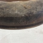 Antique Wooden Block Hat Brim Mold Millinery Form 7 1 8             