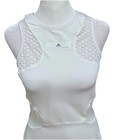 Stella Mccartney X Adidas  White Perforated Barricade Tennis Dress Womens Sz S