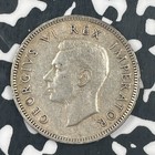 1943 South Africa 1 Shilling Lot f7838 Silver 