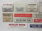 Lot Of 12 Small Old Pharmacy-medicine Bottle Labels 