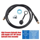 1 4  Id X 6 Ft High Pressure Hydraulic Hose Ch-604 W  Coupler 3 8  Npt Thread