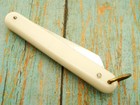 Vintage Japan  Pearl Celluloid Folding Pocket Knife Fob Japanese Knives Tools