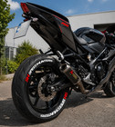 Tire Lettering Speedhunters For 2 Tire Decal Sticker Set Fits Motorcycle 1 00 