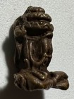 Phra Pidta Phang Phra Kan Thai Buddha Amulet Brass Pendant Wealth Power 73