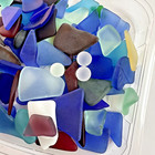 2lb Lot Sea Glass Machine Tumbled Beach Glass Beautiful Assorted Colors 0 5-2   