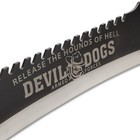Devil Dogs Full Tang Machete With Sheath Military    Aus-8 Stainless Steel