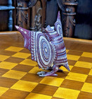 Oaxacan Wood Carved Bat By Rocio Fabian Melchor Mexican Folk Art Alebrije