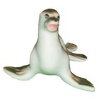  Sea Lion Or  Seal  Porcelain Miniature Figurine 2  Japan Bone China Mini