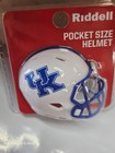 Kentucky Wildcats White  Clamshell 2026 Version Ncaa  Pocket Pro Helmet Riddell