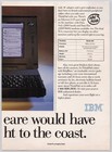 Ibm Thinkpad 300 Vintage 2 Page Print Ad 1992 Laptop Computer 9 5 Inch Screen