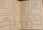 Vintage 1960s Weeki Wachee Spring Florida Snack Shop Restaurant Menu