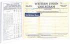 Western Union Atlantic Cable Forms And Tariff Booklet 1937 Vgc Scarce
