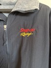 Vintage Snap-on Racing Collection Jacket Size L Black Fleece Lined Embroidered