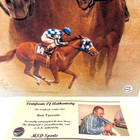 Secretariat - Ron Turcotte Signed 8x10 Photo - Kentucky Derby W coa