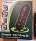 Wireless Bluetooth Hands Free Multipoint Car Speakerphone Speaker Visor Clip Kit