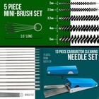 Deluxe Airbrush Cleaning Kit  3 In 1 Airbrush Clean Pot  Holder Brushes Set