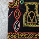 Cameroon Toghu Atoghu Kaftan Shirt Black Velvet Hand Embroidered African  Xl-2xl