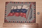Rare Vintage 1960s Russian Flag  Mid Century Souvenir Textile  Double Sided 
