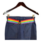 Vintage Gantner Of California Wikies Rainbow Belted Swim Trunks Men s Medium