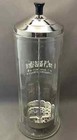 Barbicide  King Research 11    Heavy Glass Disinfectant Jar W 3 Stickers - Gc