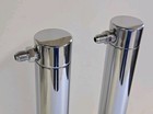 Lowrider Hydraulics Cylinders Telescopic  10  -18  Extended Usa 2  Od Chrome Pr