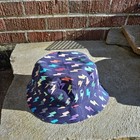 Ac dc  thunderstruck  Black Bucket Hat Lightning Bolts One Size Unisex 2021