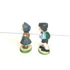 Vintage German Figurines 1950s Hiking Children Plastic Little Girl Doll Lot Of 2