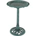 Best Garden Antique Verdigris Flower Pedestal Bird Bath B014-v Best Garden