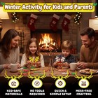 Reindeer Christmas Ornament Craft For Kids  12 Pack  Updated Edition - Foam B   