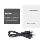 Hdmi Capture Card 4k Screen Record Game Streamer Device Mic R l Loop
