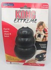 Kong Extreme Large Fetch   Chew Dog Toy Black Durable Rubber Treat Stuffable 4 