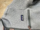 Patagonia Jacket Girls Small Gray Full Zip Fleece Retro Pile Jacket Outdoor
