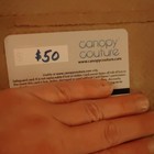 Canopy Couture Baby Gift Card  50  Us Nationwide  No Expiration