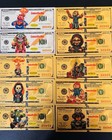 Garbage Pail Kids Collectible Gold Foil Novelty Banknote Set Of 18 Rare