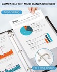 Sheet Protectors 8 5 X 11 Inch  Clear Page Protector For 3 Ring Binder  Plast   