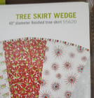 Accuquilt Go  Fabric Cutting Die - Tree Skirt Wedge-  55620 New Free Shipping