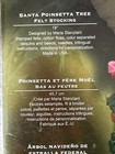 Santa Poinsettia Tree 86142 Bucilla Felt Christmas Stocking Kit Diy Personalize