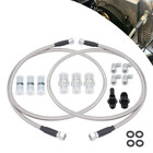 70  6an Ss Braided Transmission Cooler Hose Lines Kit For Gm 4l60e 4l80e Th350