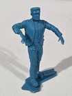 Vintage Louis Marx Frankenstein Universal Monster Teal Blue Figure Toy 