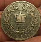 Newfoundland One Cent 1872 H